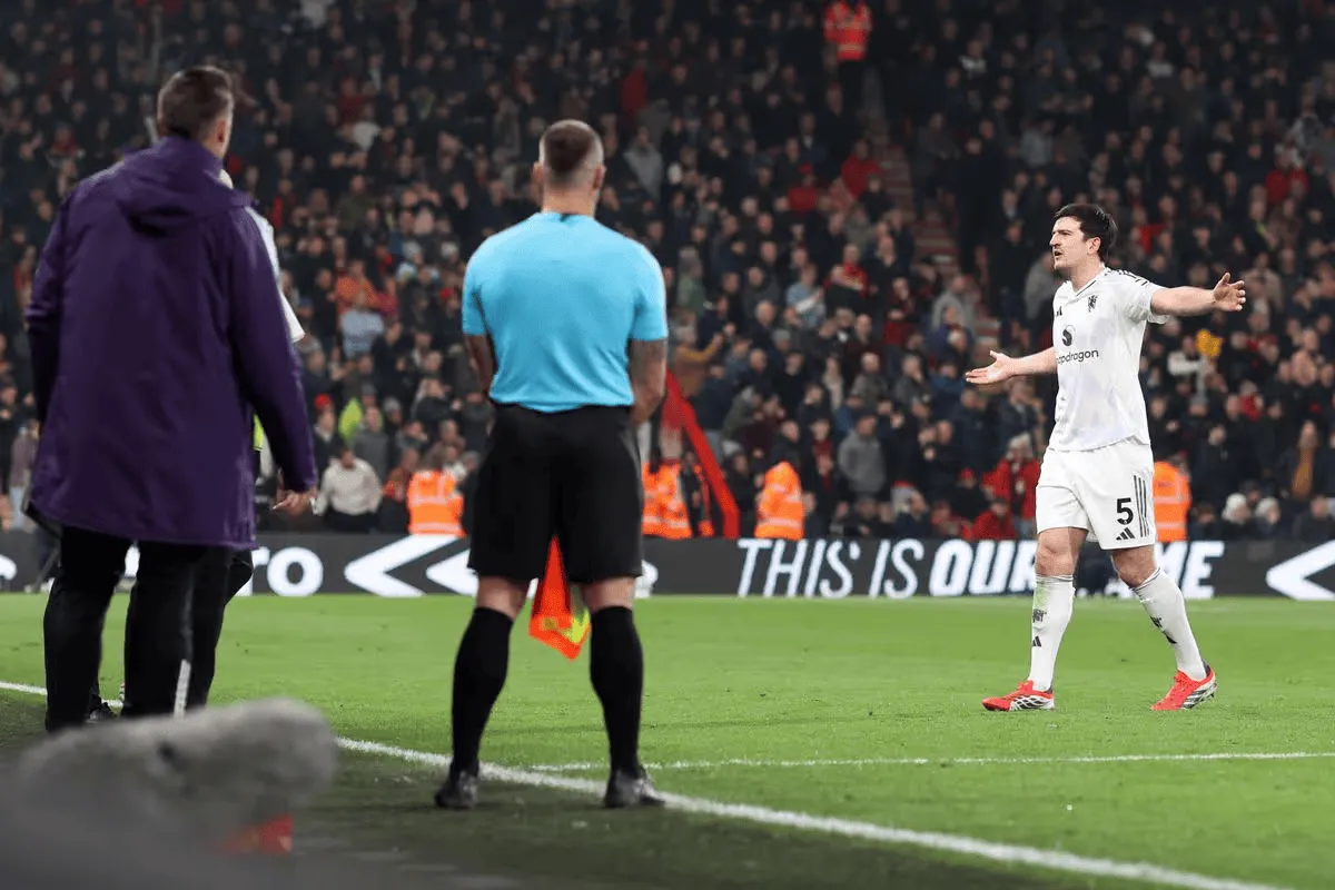 曼晚：马奎尔因不当行为被英足总指控，禁赛可能多达2场以上